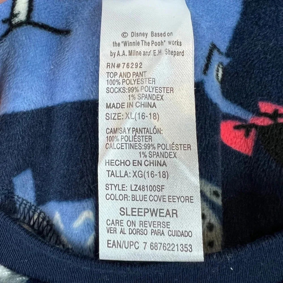 Disney Set Eyesore Soft Fleece Pajamas Size XL - Picture 6 of 8